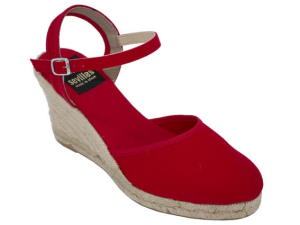 SANDALIA PULSERA GRANITO 7 C. YUTE ROJO