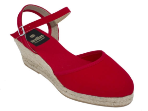 SANDALIA PULSERA GRANITO 4 C. YUTE ROJO