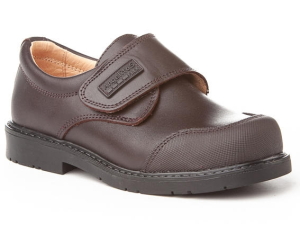 COLEGIAL VELCRO-PUNTERA GOMA CHOCOLATE