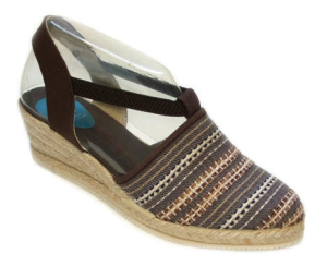 SANDALIA  ELASTICO TATIANA  YUTE N. CHOCOLATE