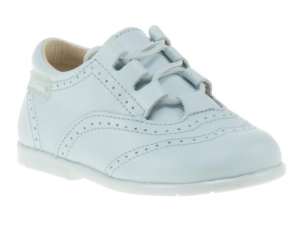 ZAPATO PIEL CORDONES F. PIEL CELESTE