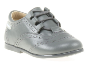 ZAPATO PIEL CORDONES F. PIEL GRIS