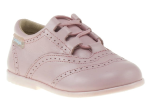 ZAPATO PIEL CORDONES F. PIEL ROSA