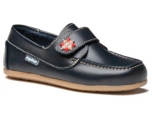 NAUTICO PIEL VELCRO MARINO