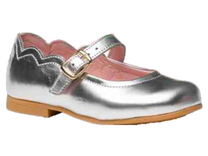MERCEDITAS HEBILLA PIEL CHAROL F. PIEL PLATA