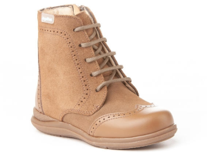 PASCUALA PIEL Y AFELPADO TAUPE