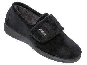 COPETE TERCIOPELO VELCRO NEGRO