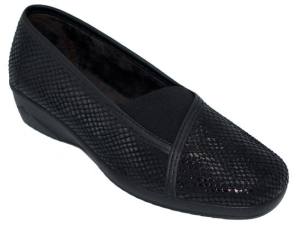 SALON ELASTICO TRIANGULAR "ESPEJO" NEGRO