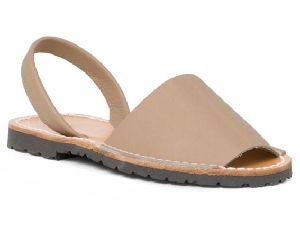 SANDALIA MENORQUINA PIEL CAMEL