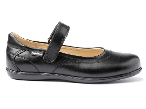 MERCEDITAS VELCRO PIEL FORRO PIEL NEGRO