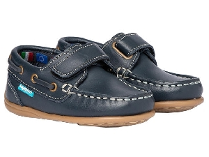 NAUTICO PIEL VELCRO MARINO