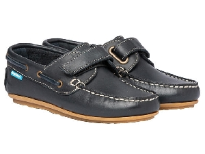 NAUTICO PIEL VELCRO MARINO