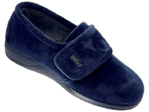 COPETE TERCIOPELO VELCRO MARINO