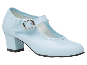 ZAPATO FLAMENCA SINTETICO CELESTE