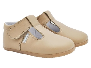 RESPETUOSO SANDALIA PIEL VELCRO CAMEL
