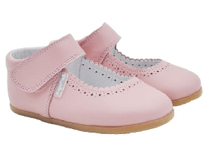 RESPETUOSO MERCEDITAS PIEL VELCRO ROSA