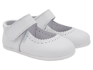 RESPETUOSO MERCEDITAS PIEL VELCRO BLANCO