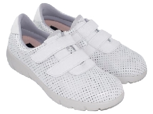 DEPORTIVO 2 VELCROS "LOURDES" FANTASIA IVORY