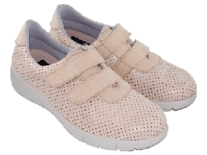 DEPORTIVO 2 VELCROS "LOURDES" FANTASIA BEIG