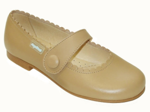 MERCEDITAS PIEL VELCRO F.PIEL CAMEL