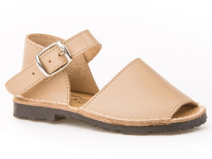 SAND.MENORQUINA PIEL TALON HEBILLA CAMEL