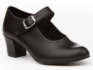 ZAPATO FLAMENCA SINTETICO NEGRO