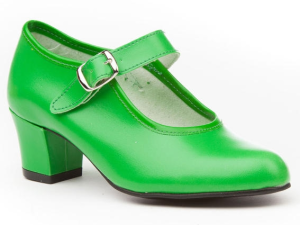 ZAPATO FLAMENCA SINTETICO VERDE