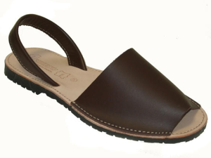 IBICENCA NAPA PLANTA CUERO MARRON