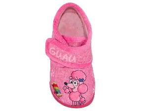 BOTIN VELCRO SUAPEL "PERRITA" I.D. FUXIA