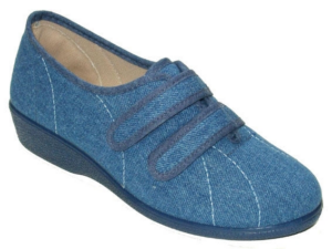 AEROBIC 2 VELCROS TEJANO"BORD." PLANTILLA TEJANO