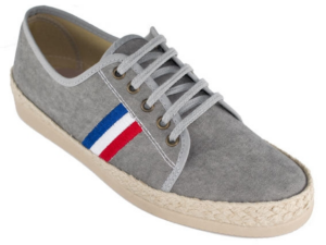BLUCHER BASKET ILLINOIS BORDADO "FRANCIA" B.YUTE GRIS