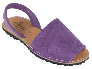 CAJA 12 P. MENORQUINA PIEL SERRAJE SRA. LAVANDA MALVA