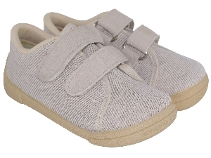BLUCHER DOS VELCROS LISO ARENA