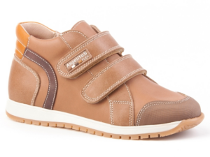 ZAPATO DEPORTIVO PIEL VELCRO TAUPE