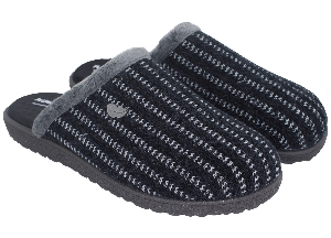 CHINELA LANA PLUMAFLEX NEGRO