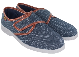 COPETE VELCRO DENIN AZUL