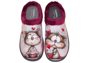 CHINELA SUAPEL "DIBUJOS" SUBLIMACION PLUMA GATO LOVE