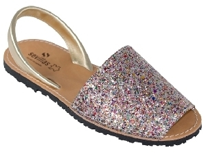 LIBRE MENORQUINA GLITTER PURPURINA SRA. MULTICOLOR