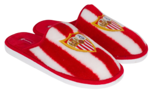 CFA9SE LICENCIA OFICIAL CHINELA DOGO SEVILLA PEGADA RAYAS BLANCO ROJO
